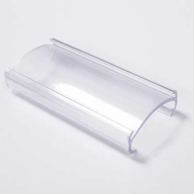 Plastic Supermarket Data Strip , Perforted Shelf Price Label Holder PVC Material